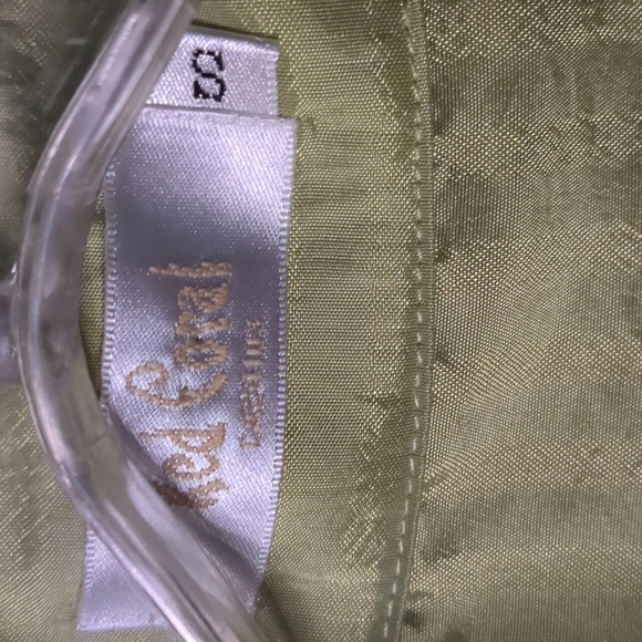 Red Coral* long sleeve turned cuff rainbow button front collar blouse top tunic - Picture 7 of 9